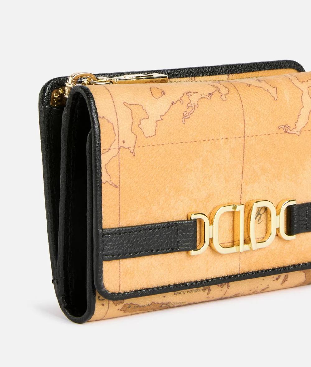 Alviero Martini 1a Classe 3D Geo Portafoglio Bifolder Medio Nero