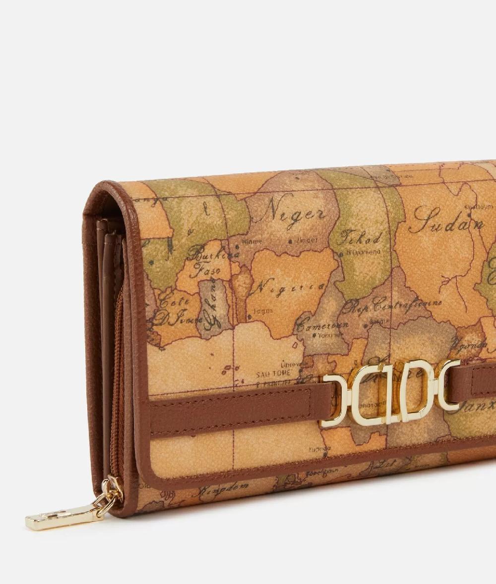 Alviero Martini 1a Classe 3D Geo Portafoglio Castagna