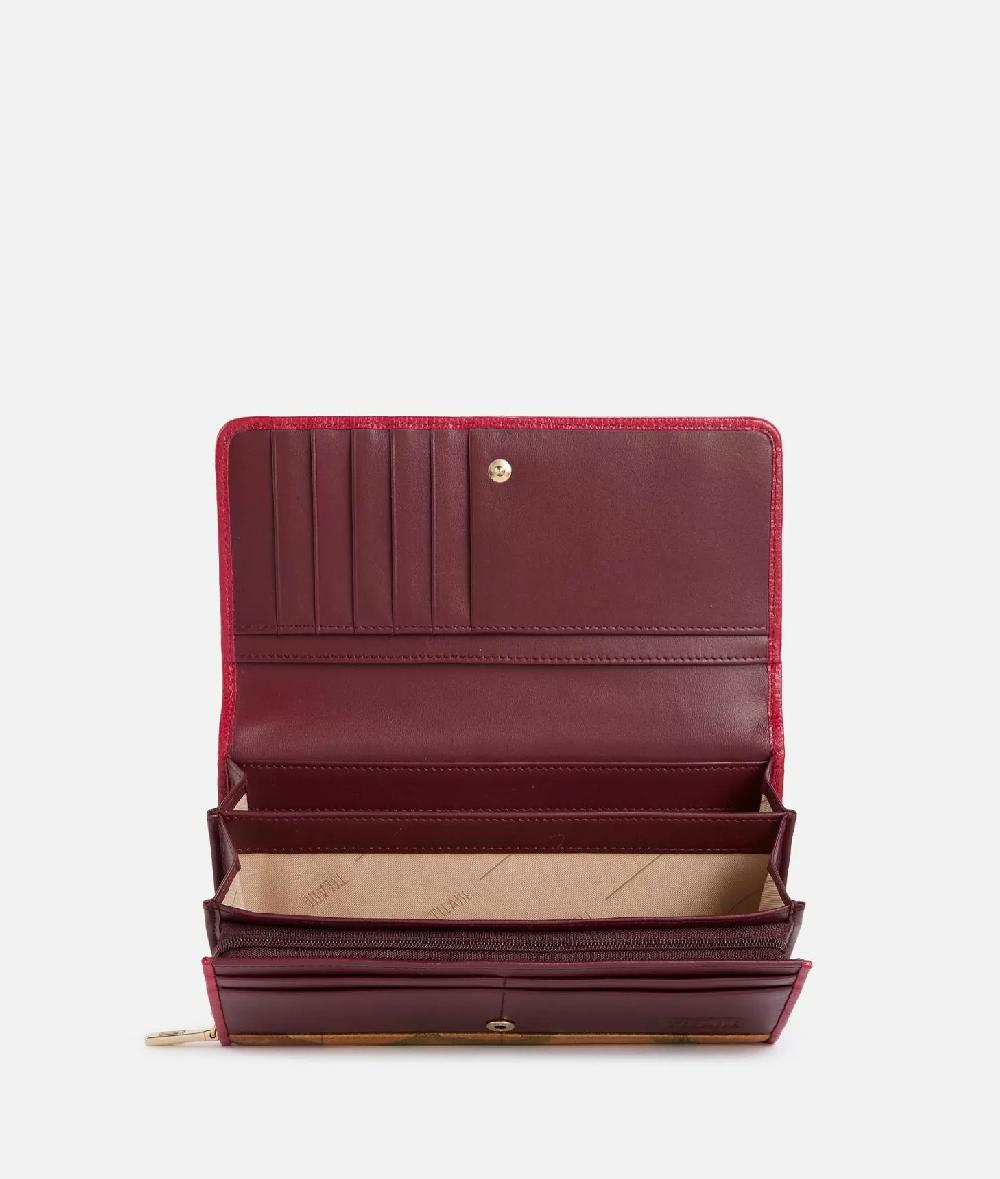 Alviero Martini 1a Classe 3D Geo Portafoglio Lampone