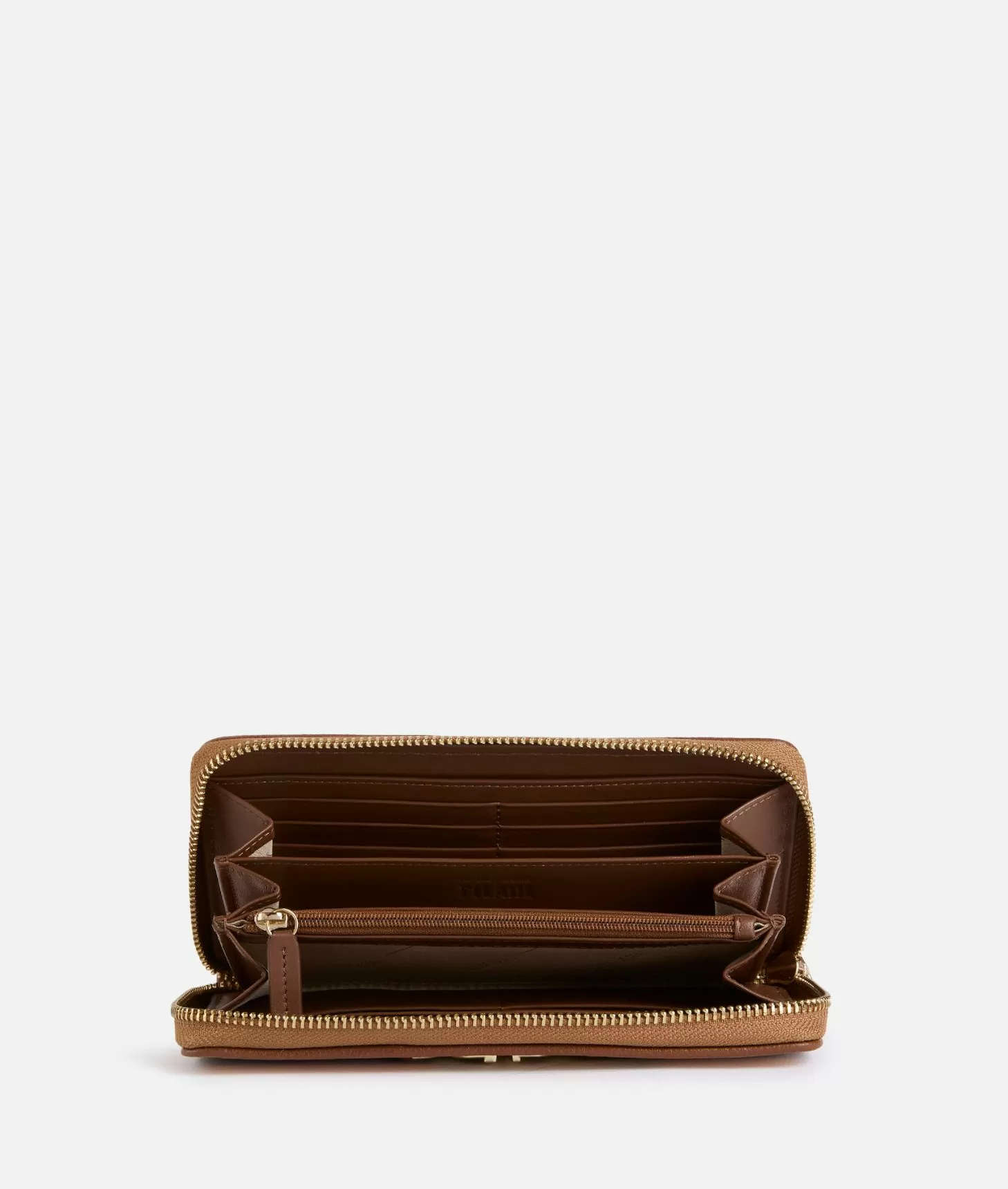 Alviero Martini 1a Classe 3D Geo Portafoglio Zip Around Castagna