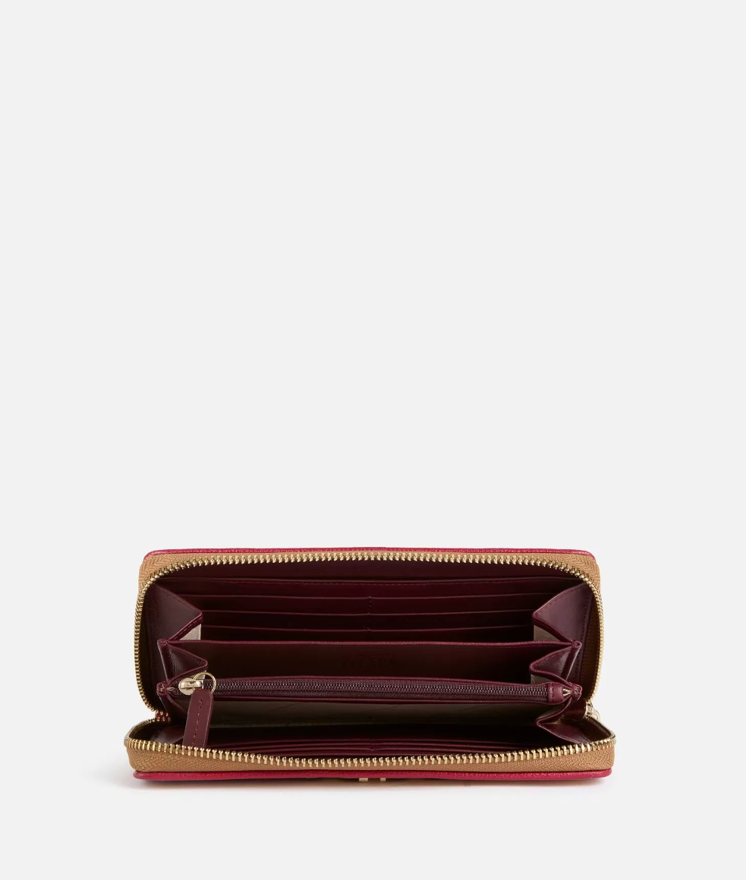 Alviero Martini 1a Classe 3D Geo Portafoglio Zip Around Lampone