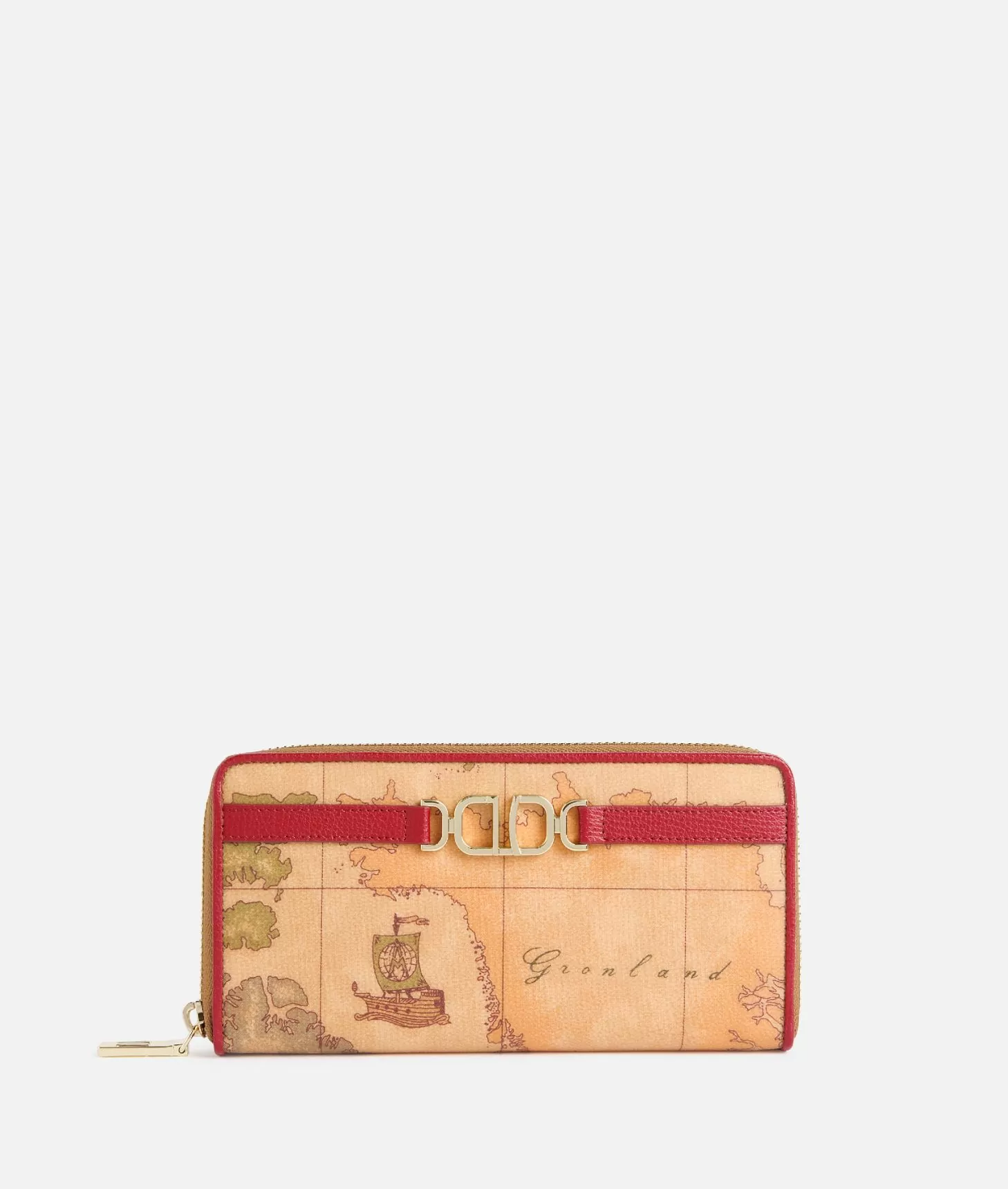 Alviero martini 1a classe 3D Geo portafoglio zip around Lampone