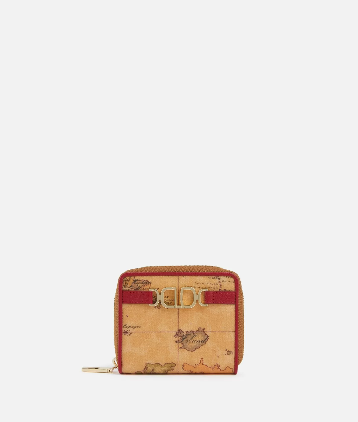 Alviero martini 1a classe 3D Geo portafoglio zip around piccolo Lampone