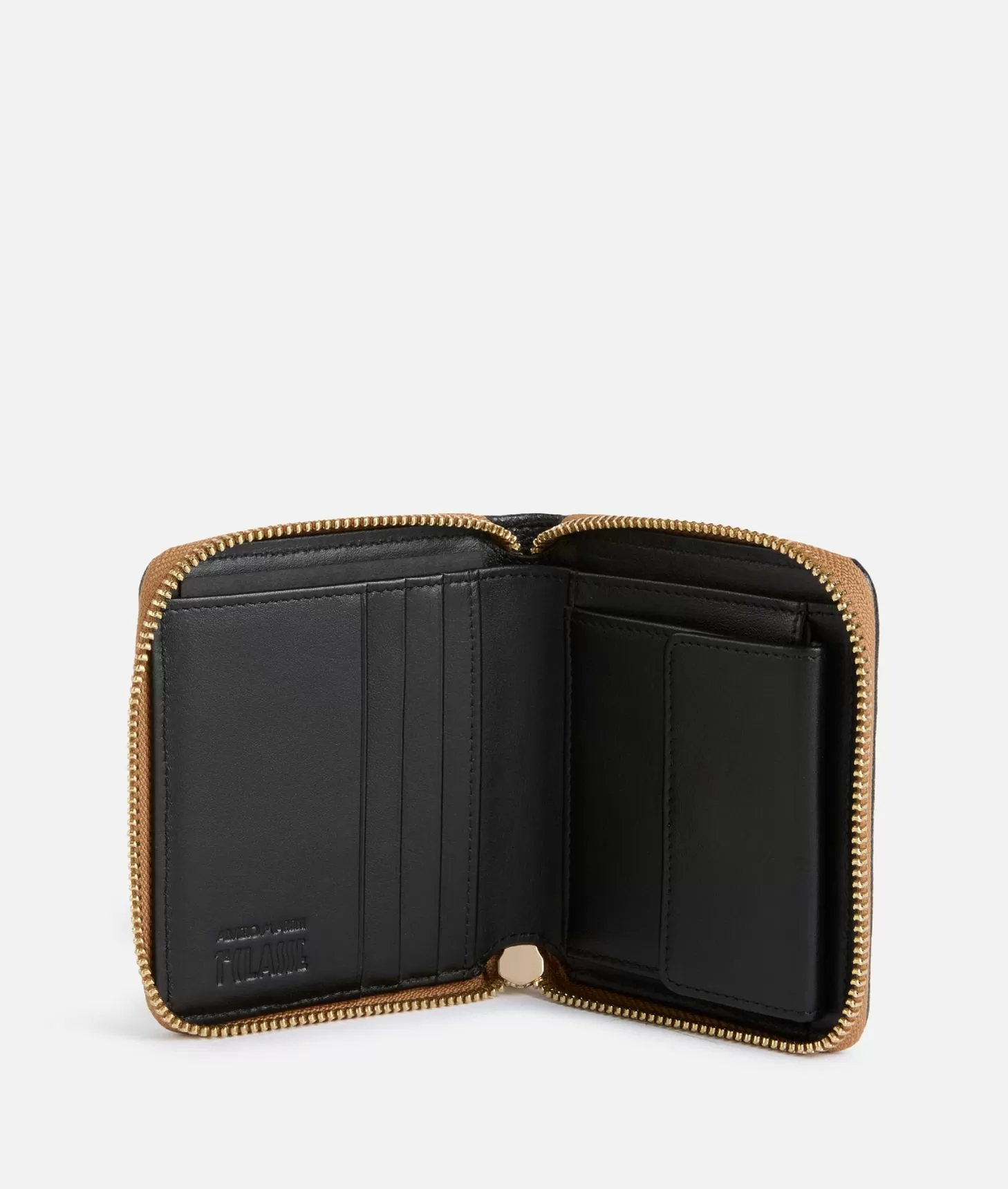 Alviero Martini 1a Classe 3D Geo Portafoglio Zip Around Piccolo Nero