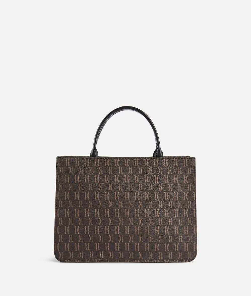Alviero Martini 1a Classe 3D Monogram Borsa A Mano Con Tracolla Nera