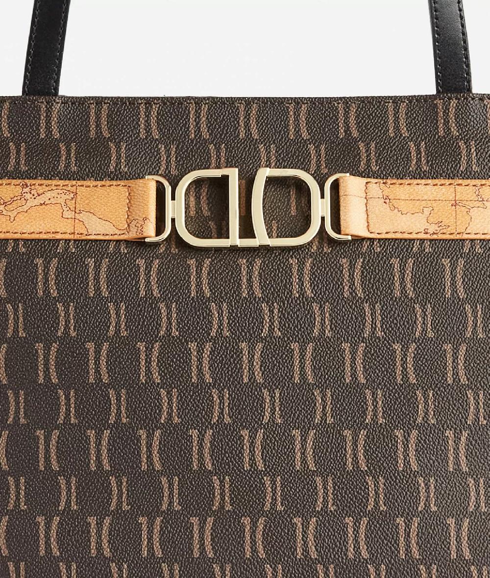 Alviero Martini 1a Classe 3D Monogram Borsa Shopping Nera