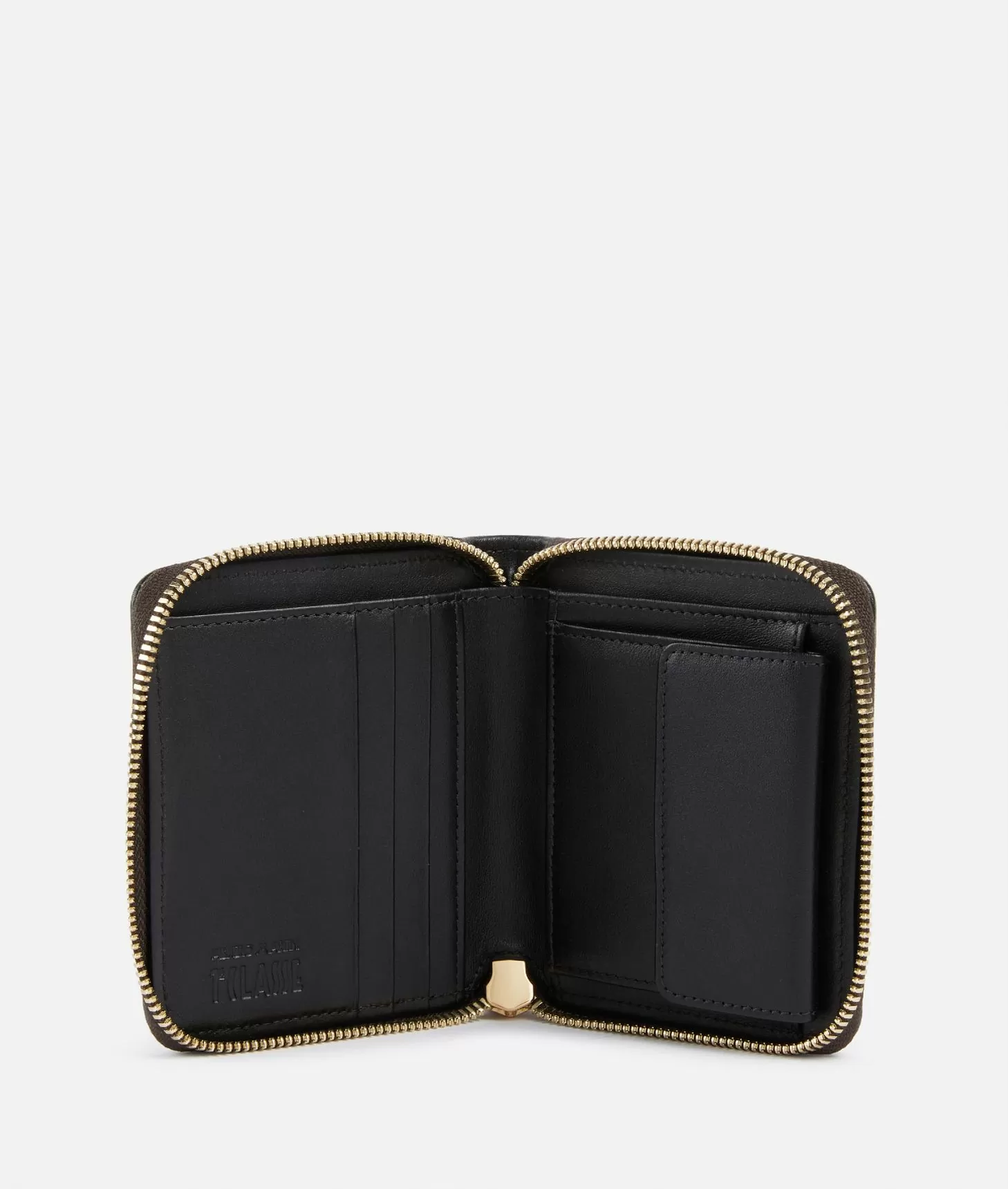 Alviero Martini 1a Classe 3D Monogram Portafoglio Zip Around Piccolo Nero