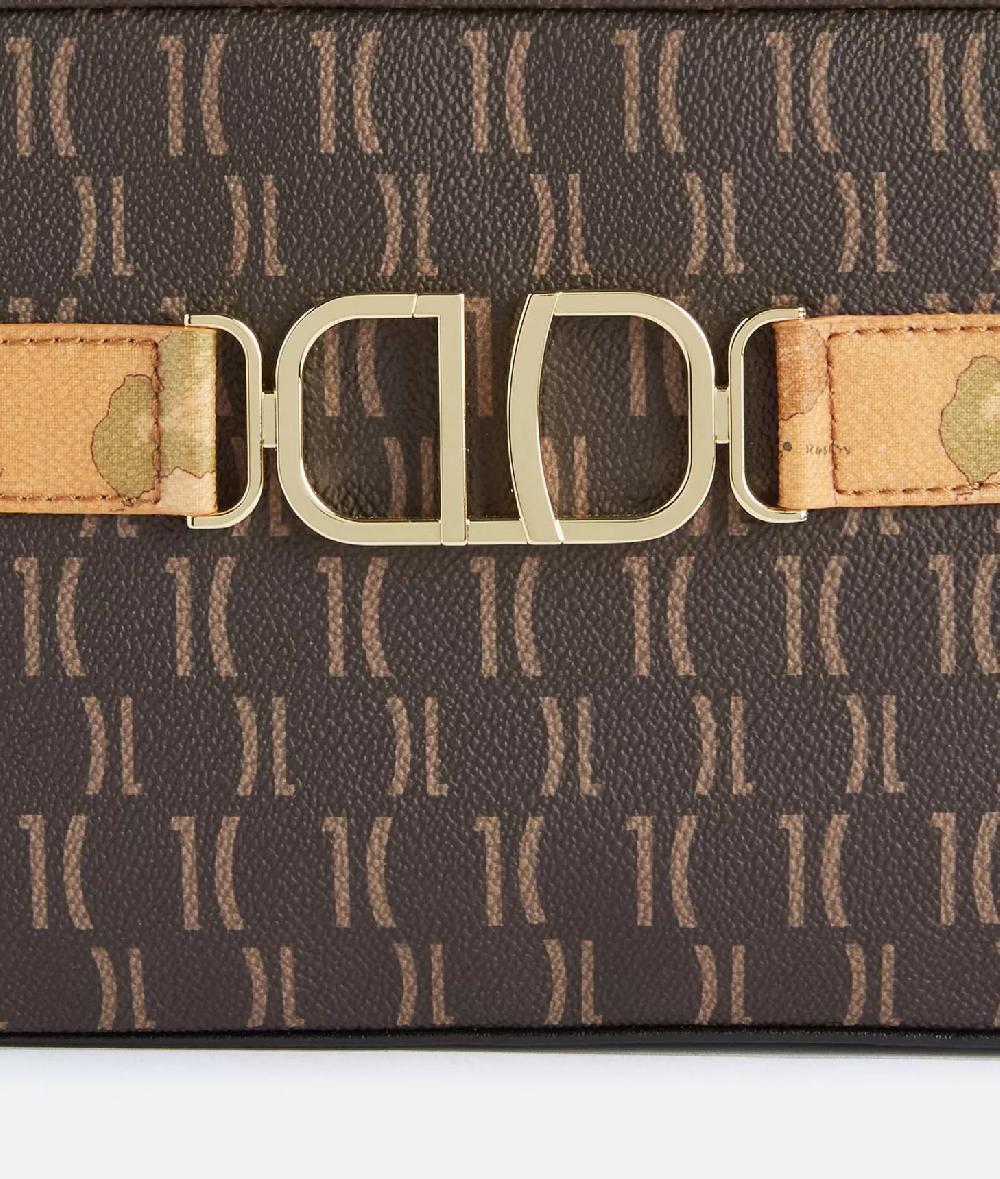 Alviero Martini 1a Classe 3D Monogram Tracollina Reporter Nera