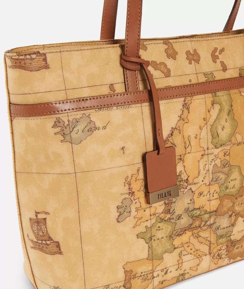 Alviero Martini 1a Classe Borsa Shopping Con Tasca
