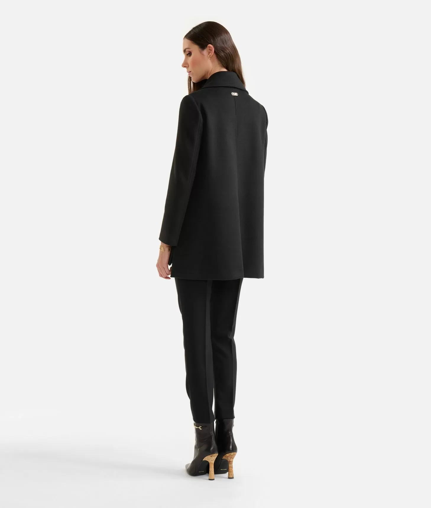 Alviero Martini 1a Classe Caban In Velour Nero