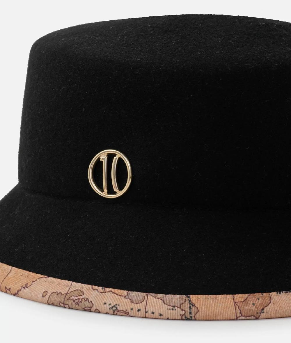 Alviero Martini 1a Classe Cloche In Feltro Nera
