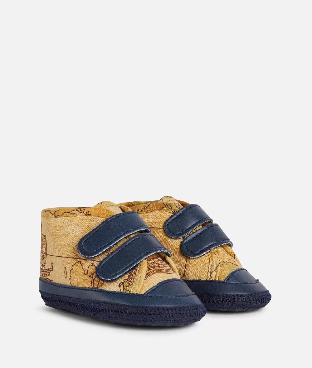 Alviero Martini 1a Classe Scarpine Geo Puzzle Blu