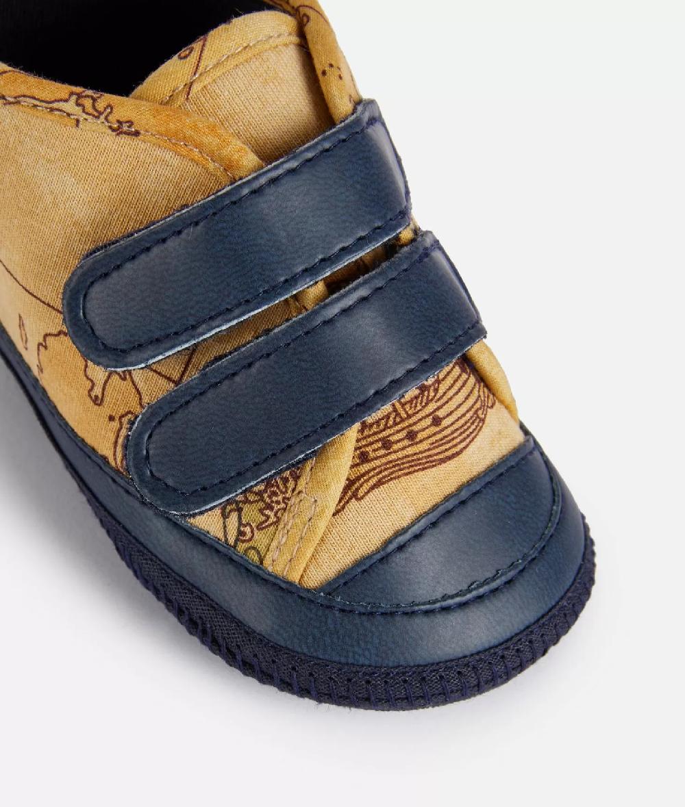 Alviero Martini 1a Classe Scarpine Geo Puzzle Blu