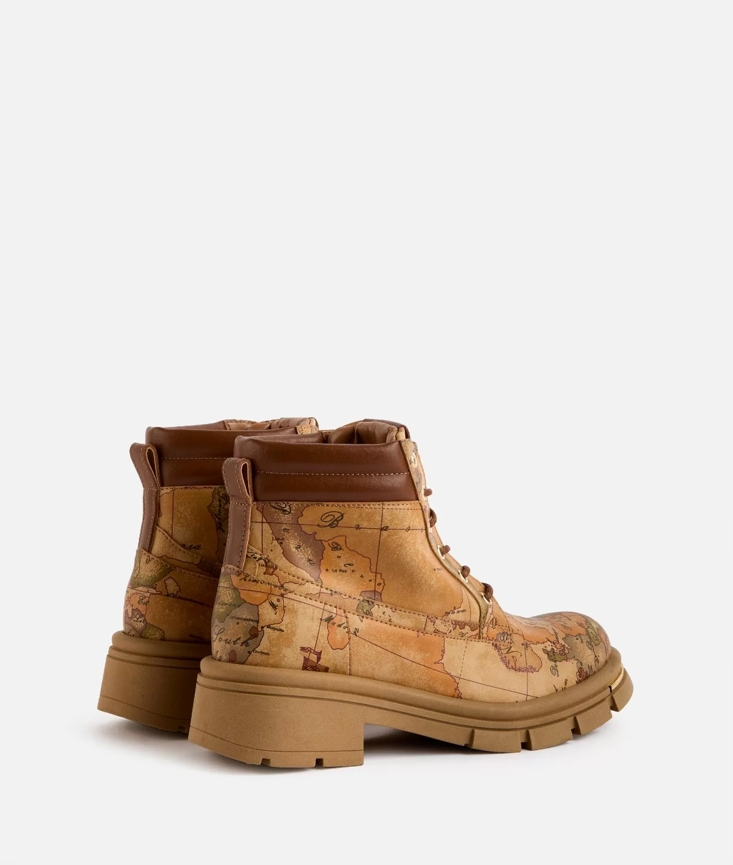 Alviero Martini 1a Classe Anfibi In Eco Nappa Con Dettaglio Oro In Punta Geo Classic