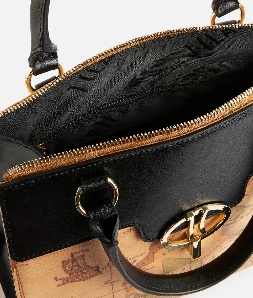 Alviero Martini 1a Classe Around Geo Borsa A Mano Con Tracolla Nera