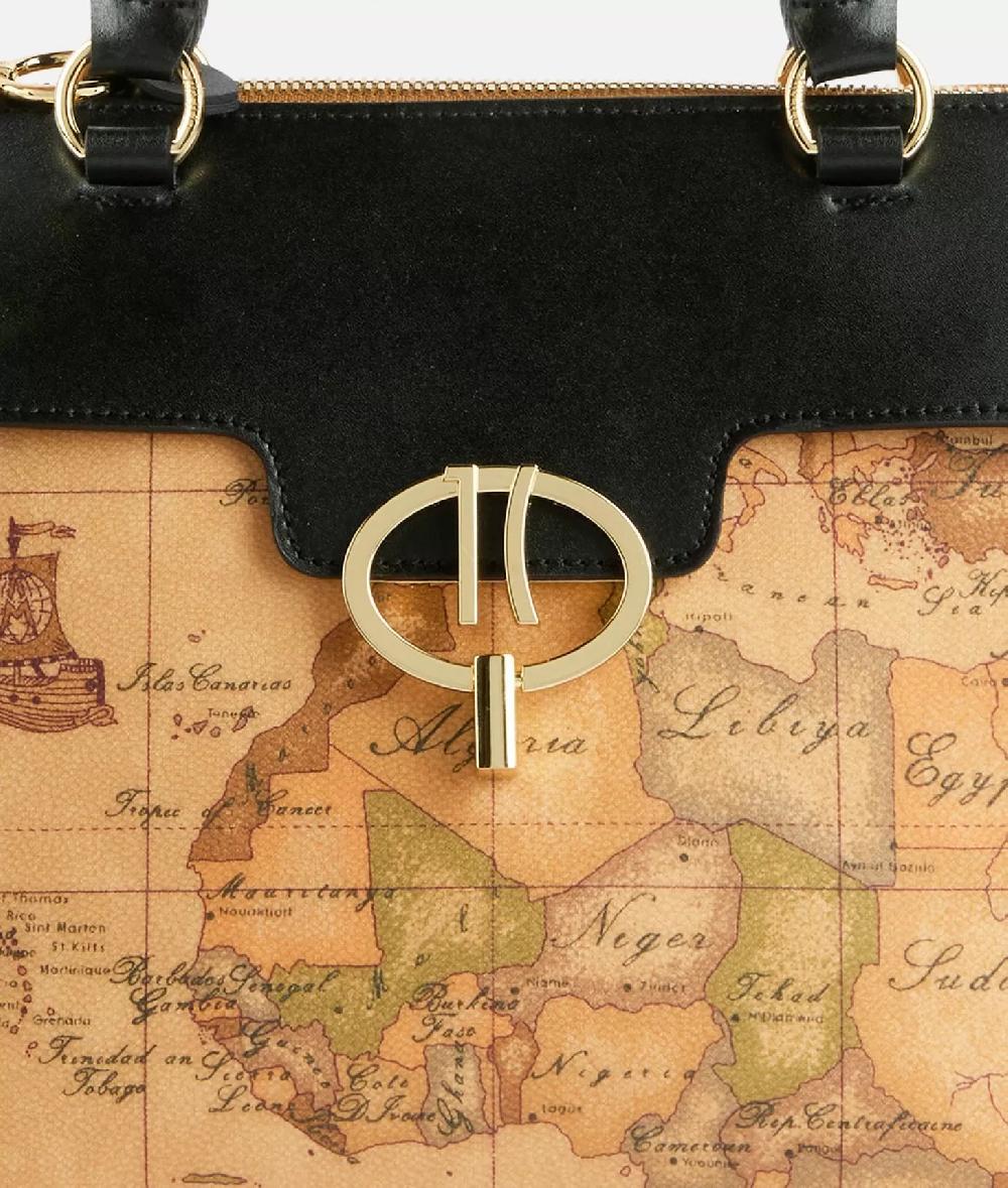 Alviero Martini 1a Classe Around Geo Borsa A Mano Con Tracolla Nera