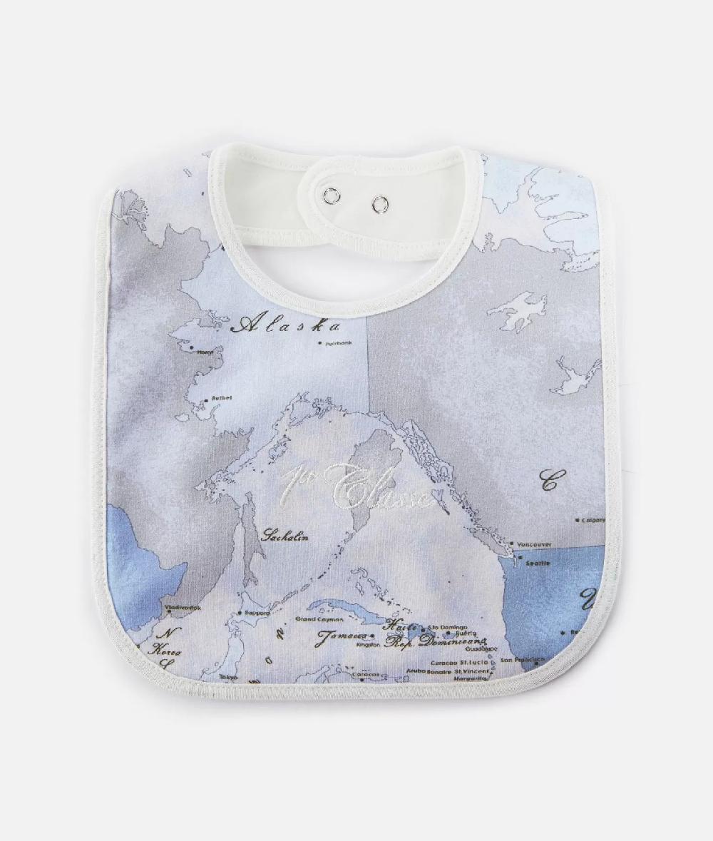 Alviero martini 1a classe Bavaglino in cotone Geo Lord Azzurro