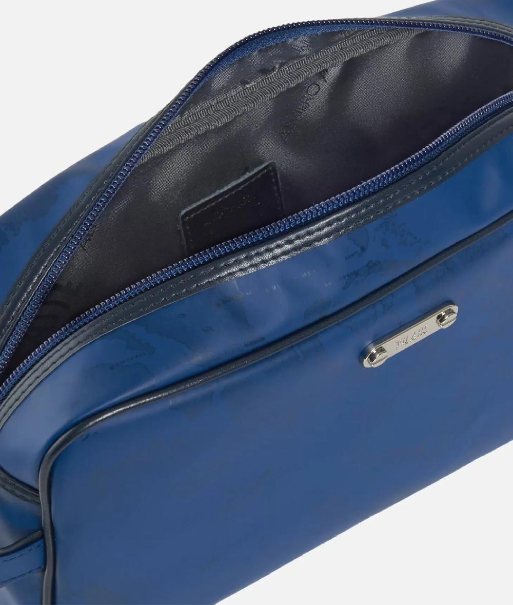 Alviero Martini 1a Classe Beauty Case In Tessuto Geo Blu