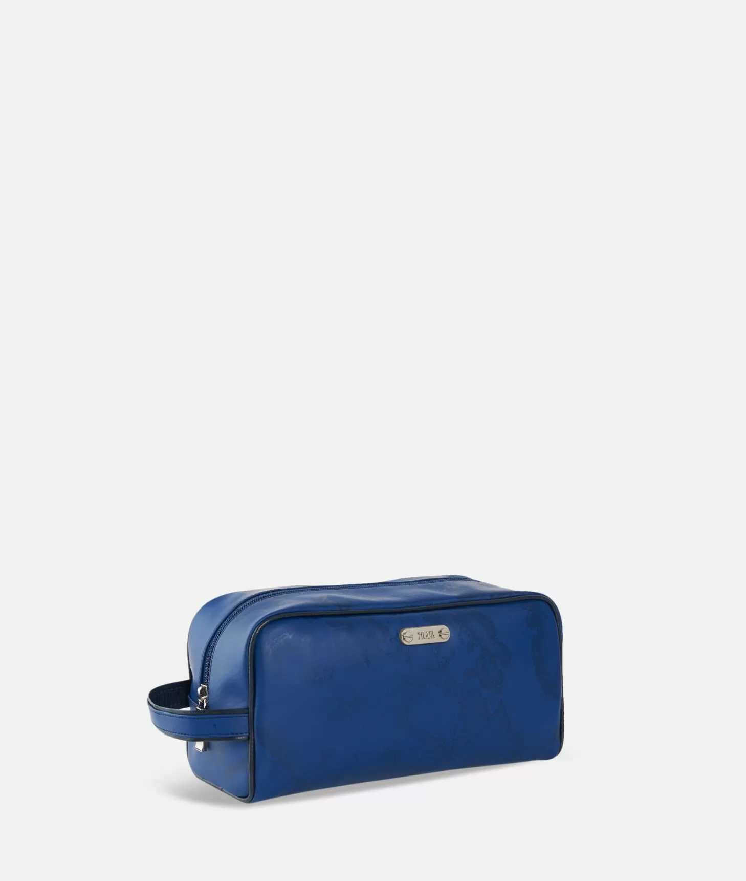 Alviero Martini 1a Classe Beauty Case Rettangolare In Tessuto Geo Blu