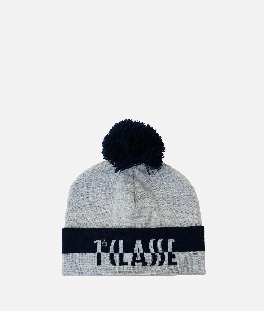 Alviero martini 1a classe Berretto bicolor con logo Blu Zaffiro