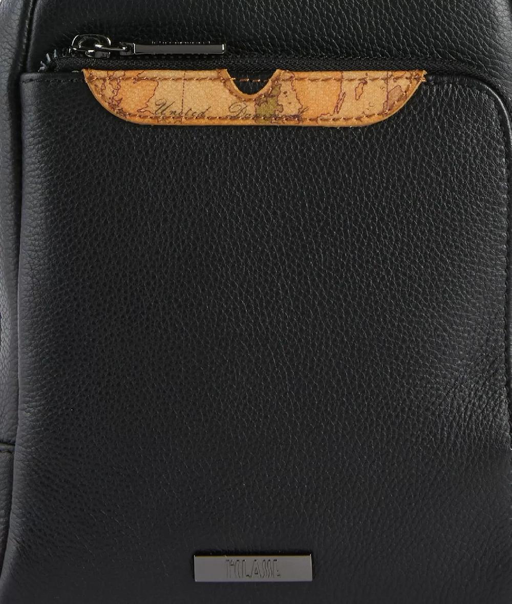 Alviero Martini 1a Classe Beta Leather Bandoliera Piccola Nera