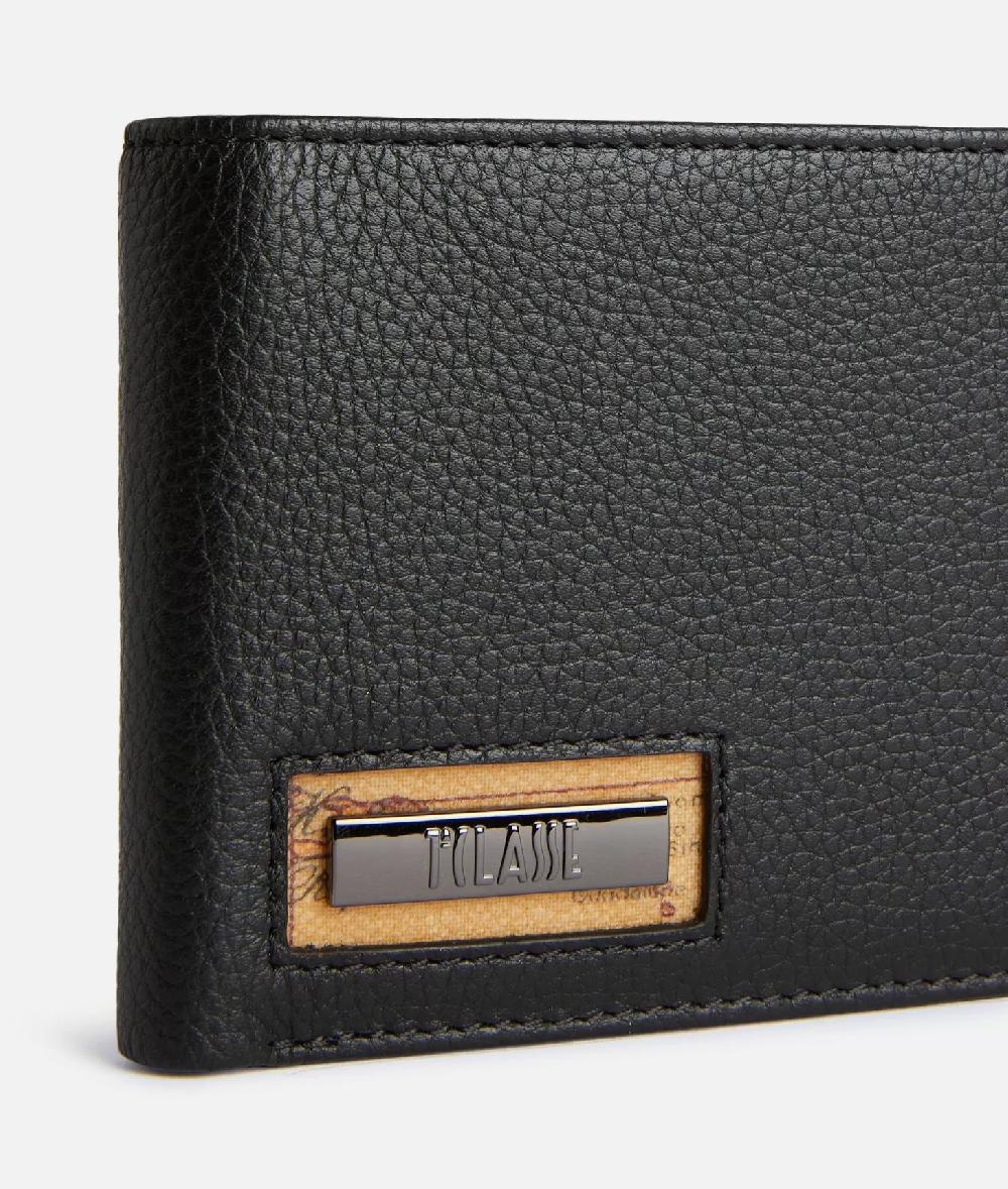 Alviero Martini 1a Classe Beta Leather Portafoglio Medio Nero