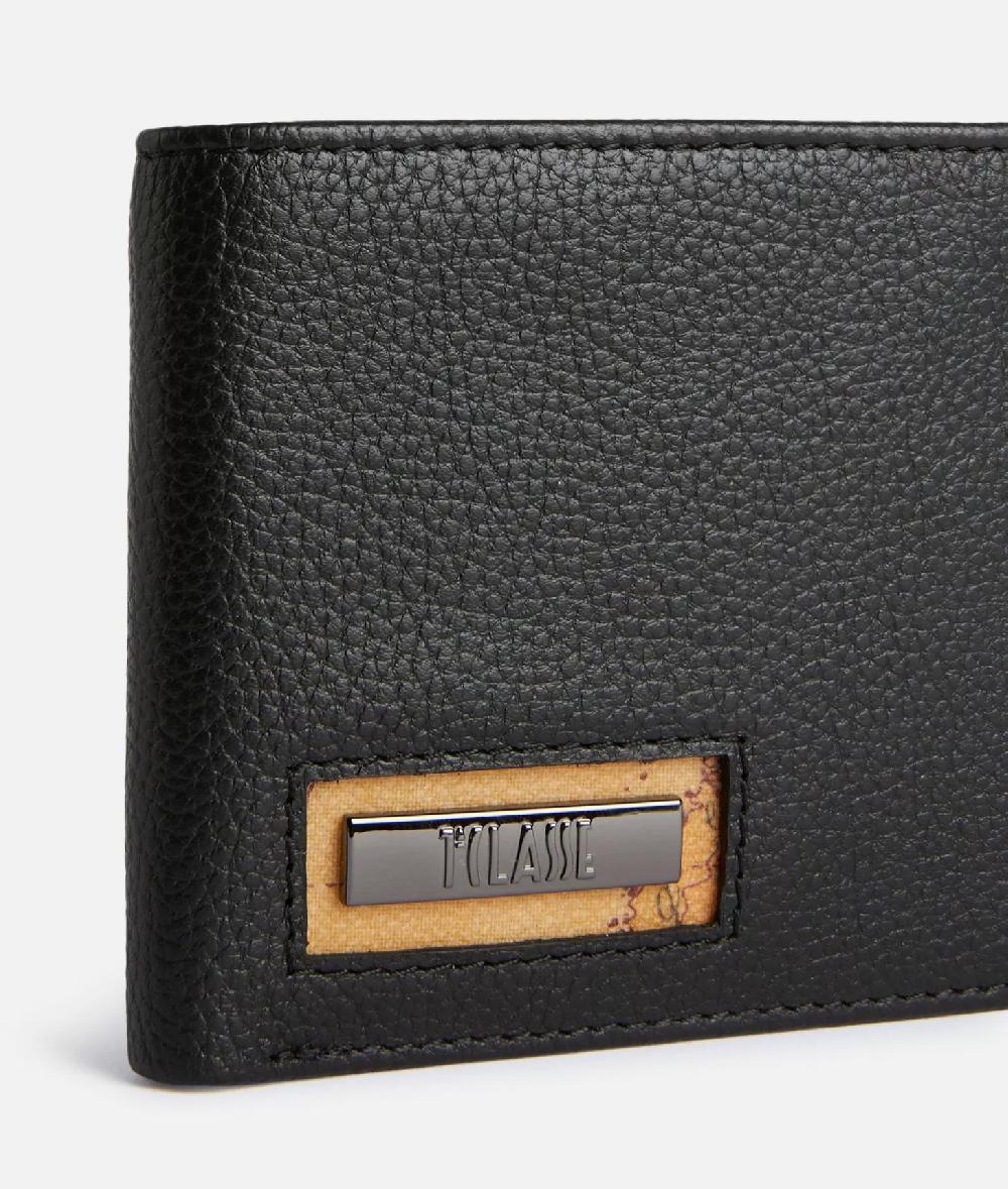Alviero Martini 1a Classe Beta Leather Portafoglio Piccolo Nero