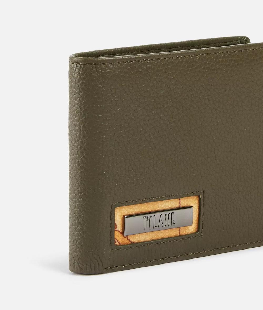 Alviero Martini 1a Classe Beta Leather Portafoglio Piccolo Verde Militare