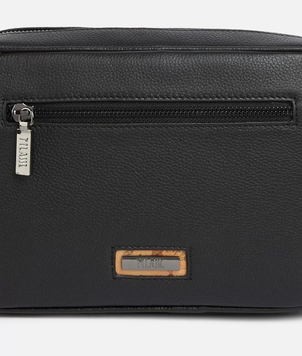 Alviero Martini 1a Classe Beta Leather Portatutto Nero