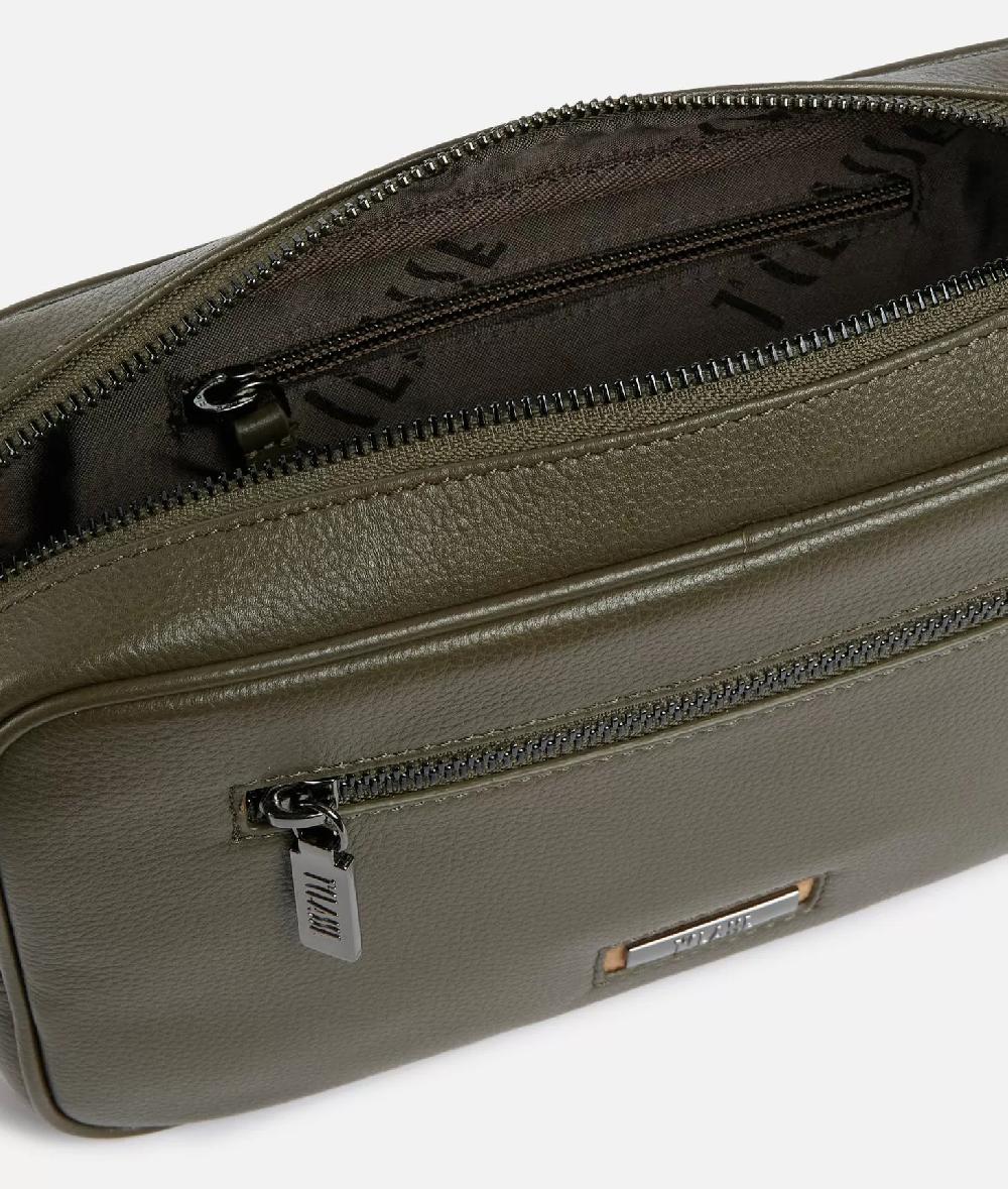 Alviero Martini 1a Classe Beta Leather Portatutto Verde Militare