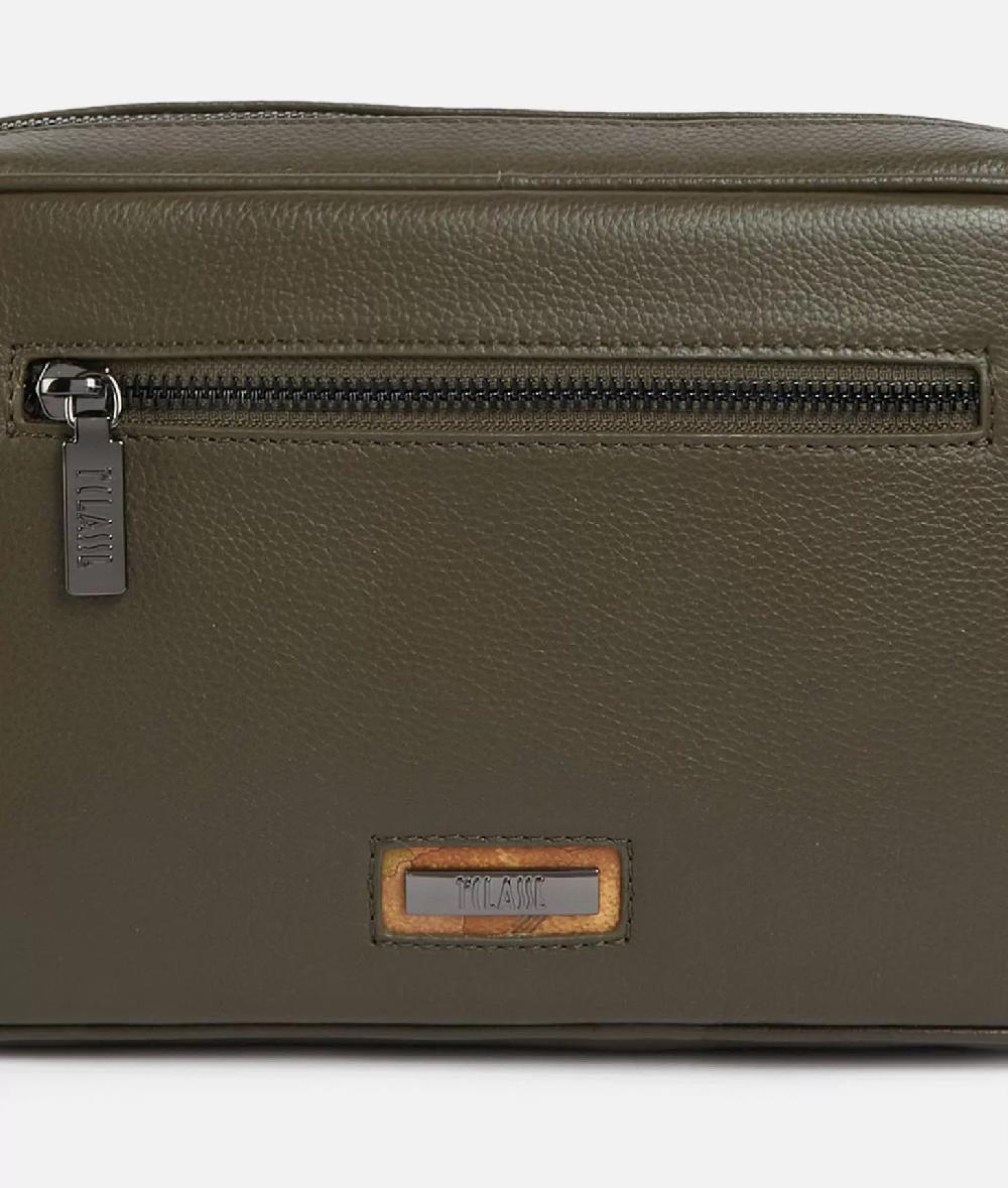 Alviero Martini 1a Classe Beta Leather Portatutto Verde Militare