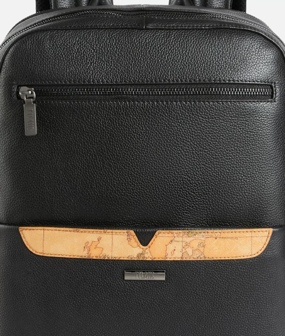 Alviero Martini 1a Classe Beta Leather Zaino Portacomputer Nero