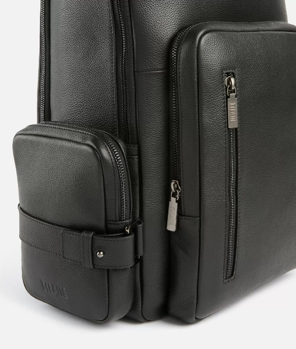 Alviero Martini 1a Classe Beta Leather Zaino Portacomputer Nero