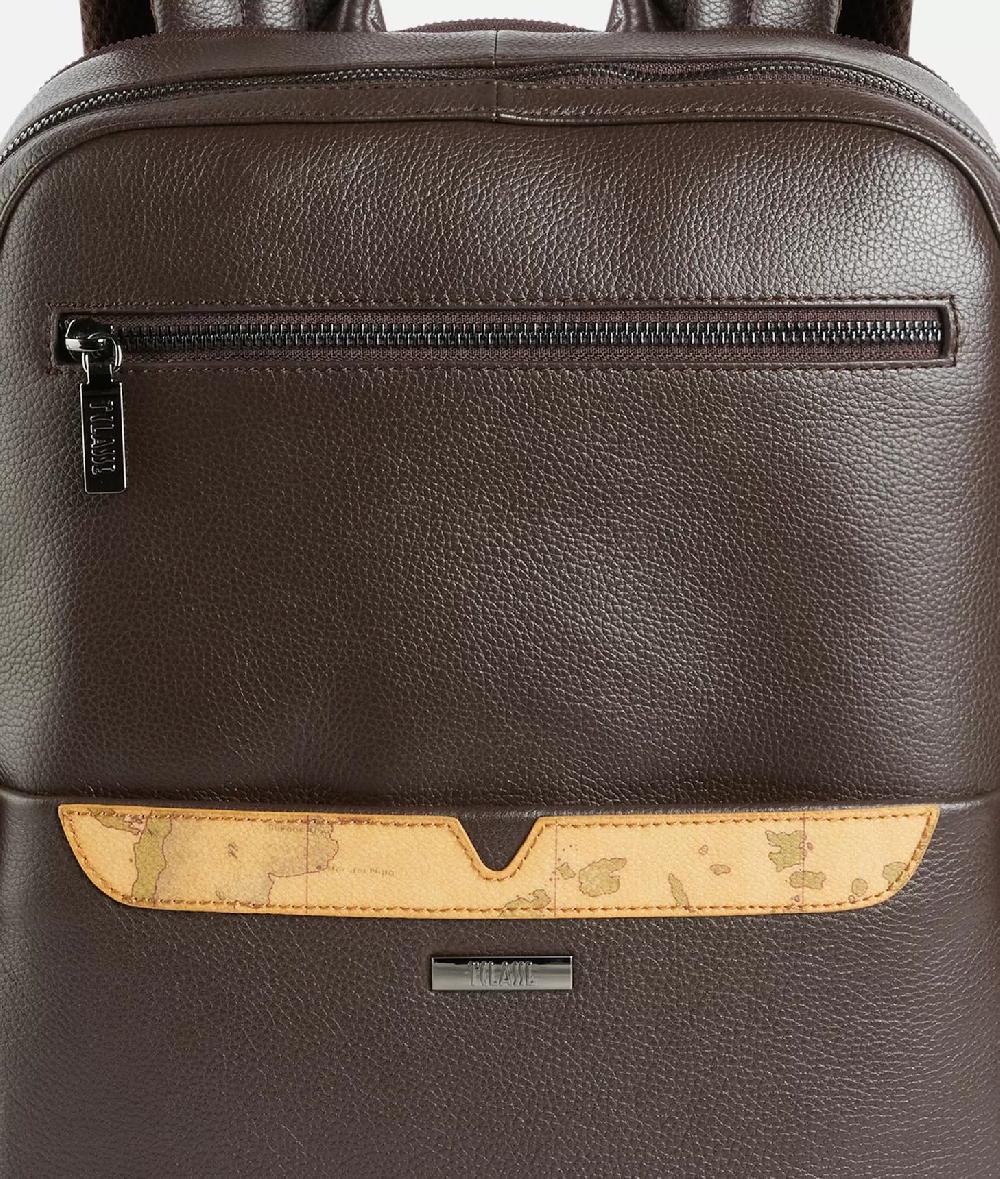 Alviero Martini 1a Classe Beta Leather Zaino Portacomputer Testa Di Moro