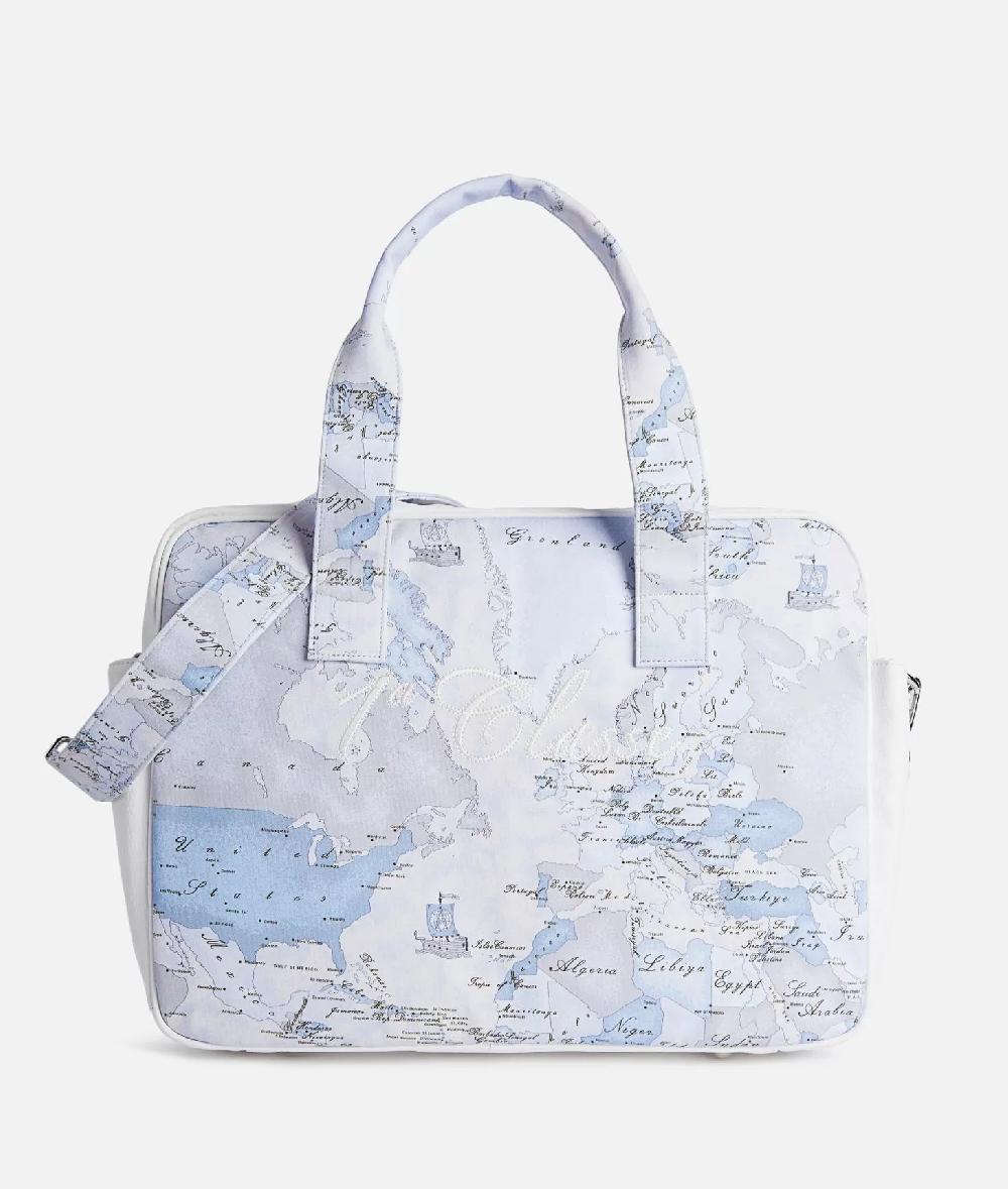 Alviero martini 1a classe Borsa per il cambio Geo Lord Azzurro