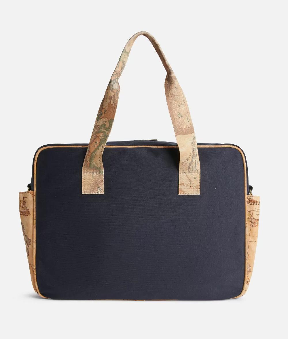 Alviero Martini 1a Classe Borsa Per Il Cambio Geo Puzzle Blu