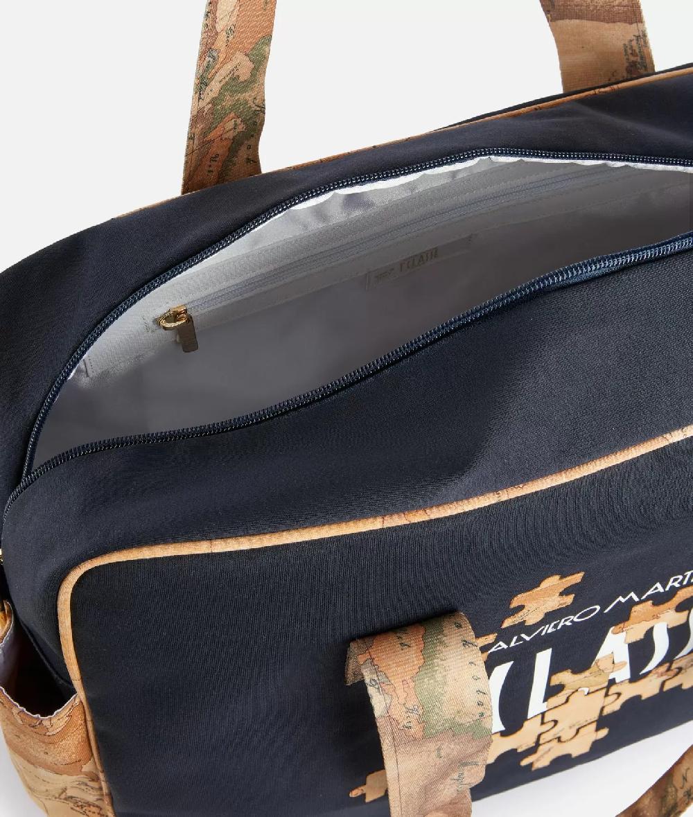 Alviero Martini 1a Classe Borsa Per Il Cambio Geo Puzzle Blu