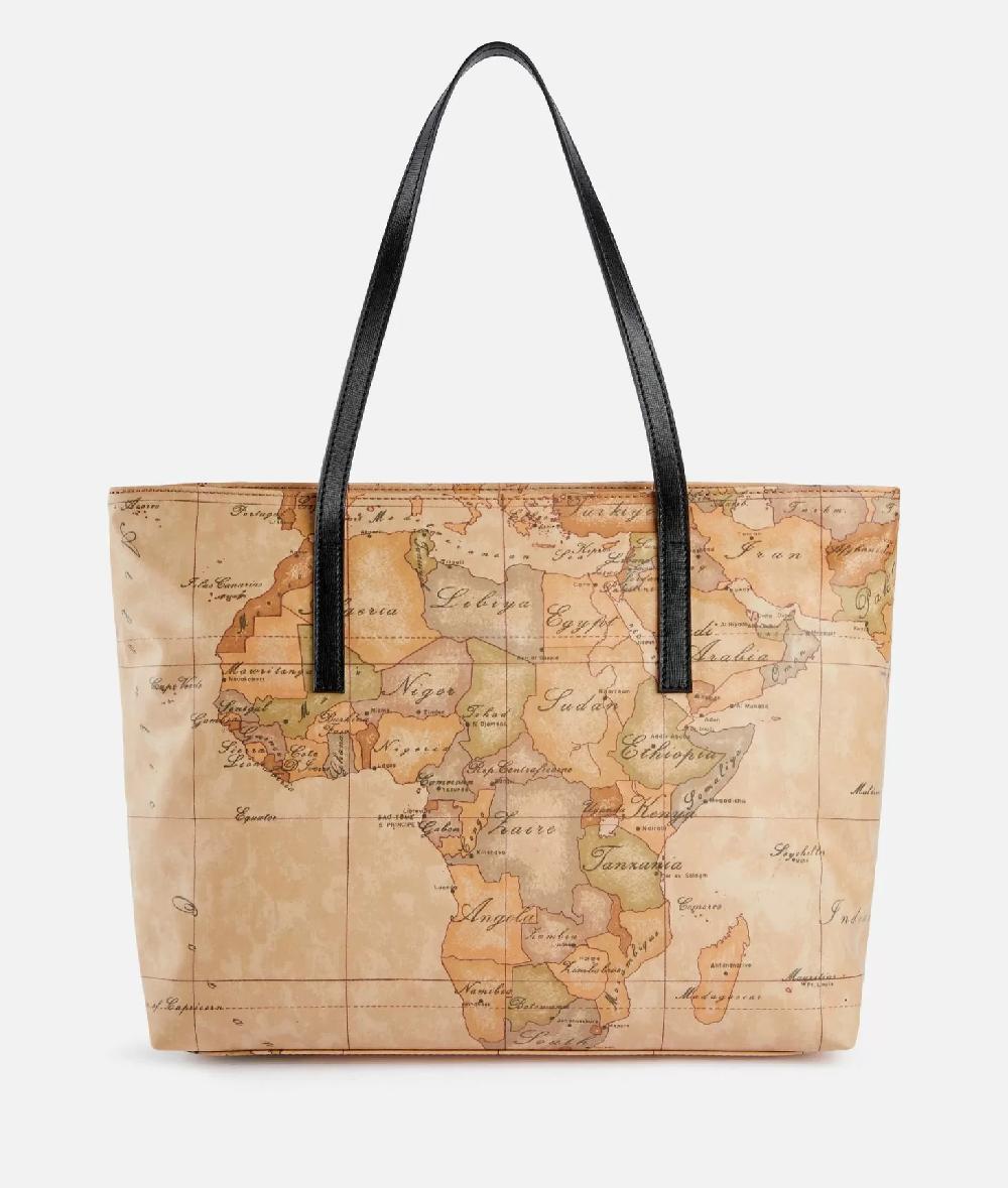 Alviero Martini 1a Classe Borsa Shopping Donnavventura In Tessuto Soft Geo Classic