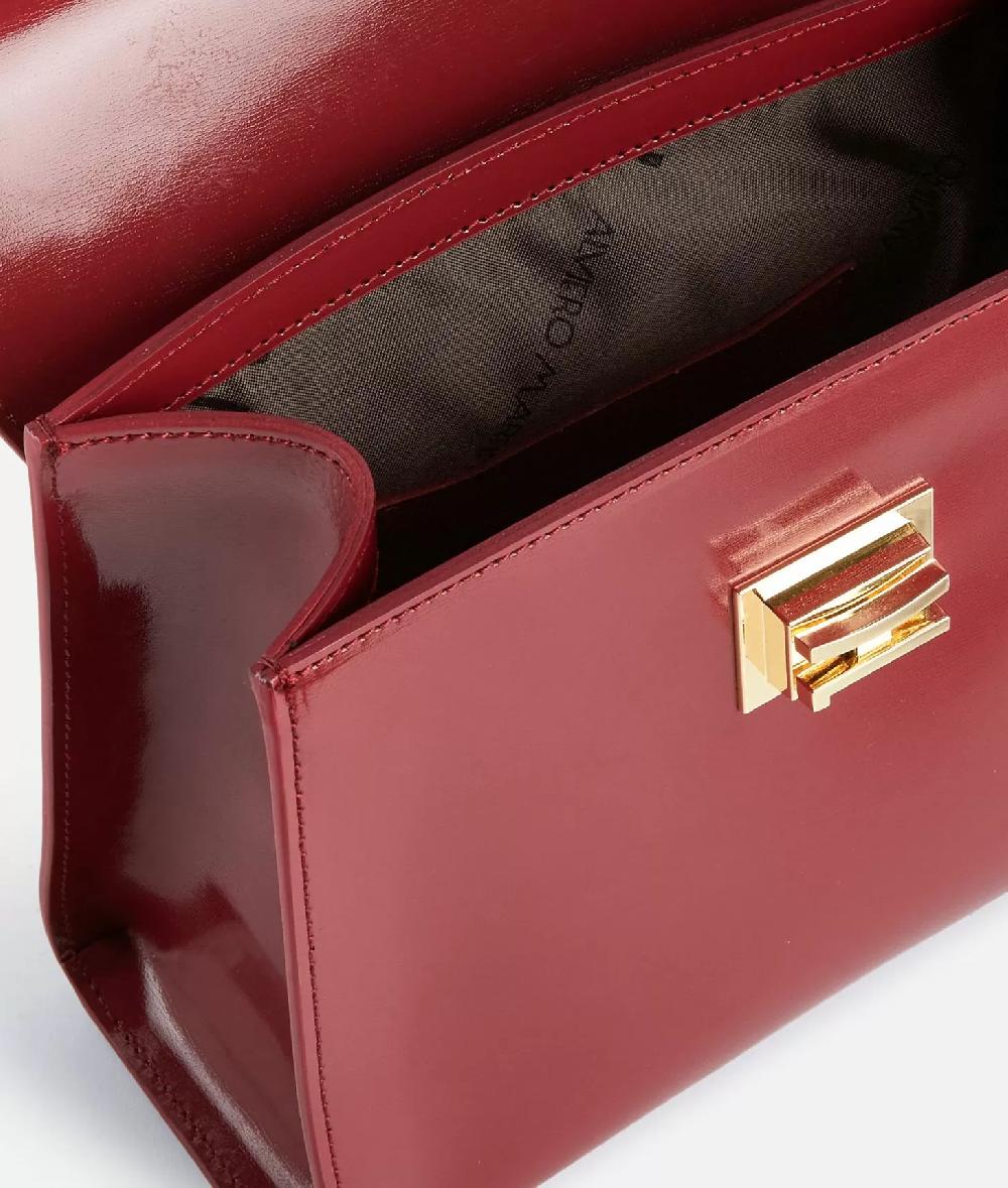 Alviero Martini 1a Classe Brilliant Bag Mini Tote Con Tracolla Lampone