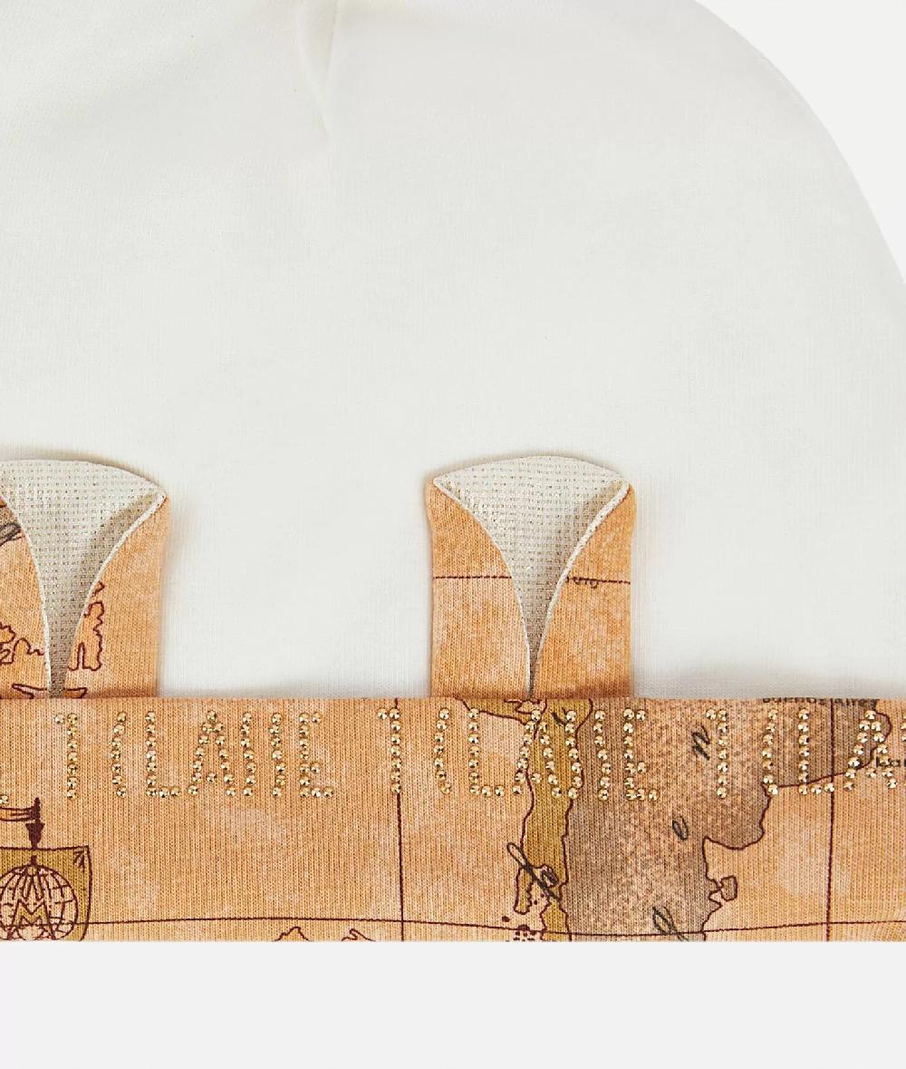 Alviero Martini 1a Classe Cappellino In Cotone Coniglietto Geo Classic