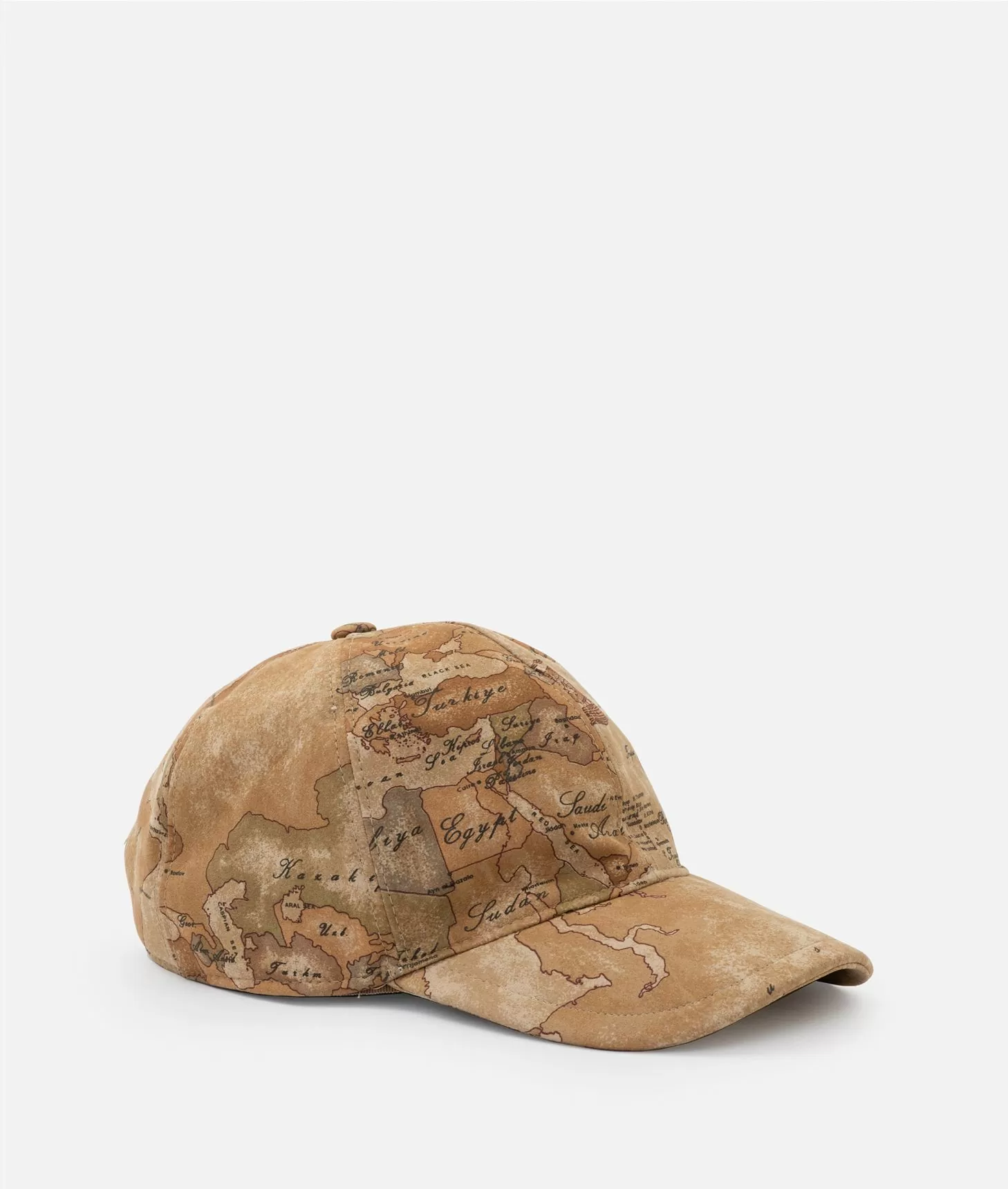 Alviero Martini 1a Classe Cappello Da Baseball In Tessuto Effetto Nabuk Stampa Geo Classic