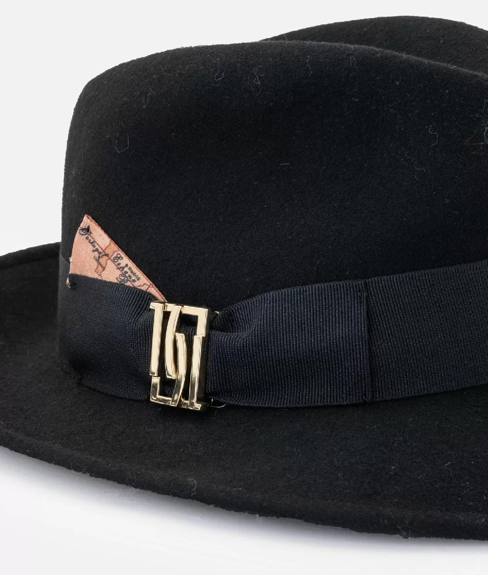 Alviero Martini 1a Classe Cappello In Feltro Con Fiocco Nero