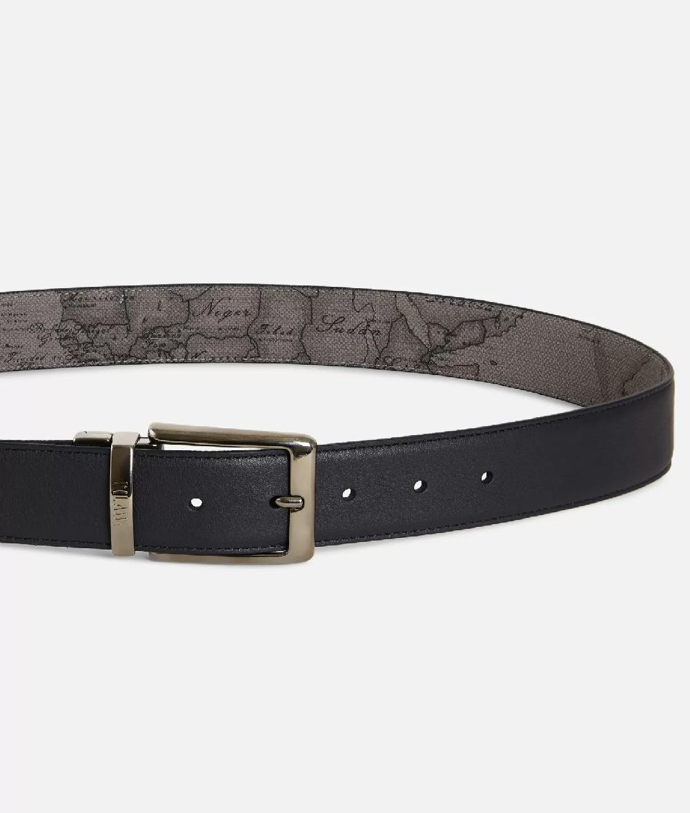 Alviero Martini 1a Classe Cintura Uomo In Pelle Blu