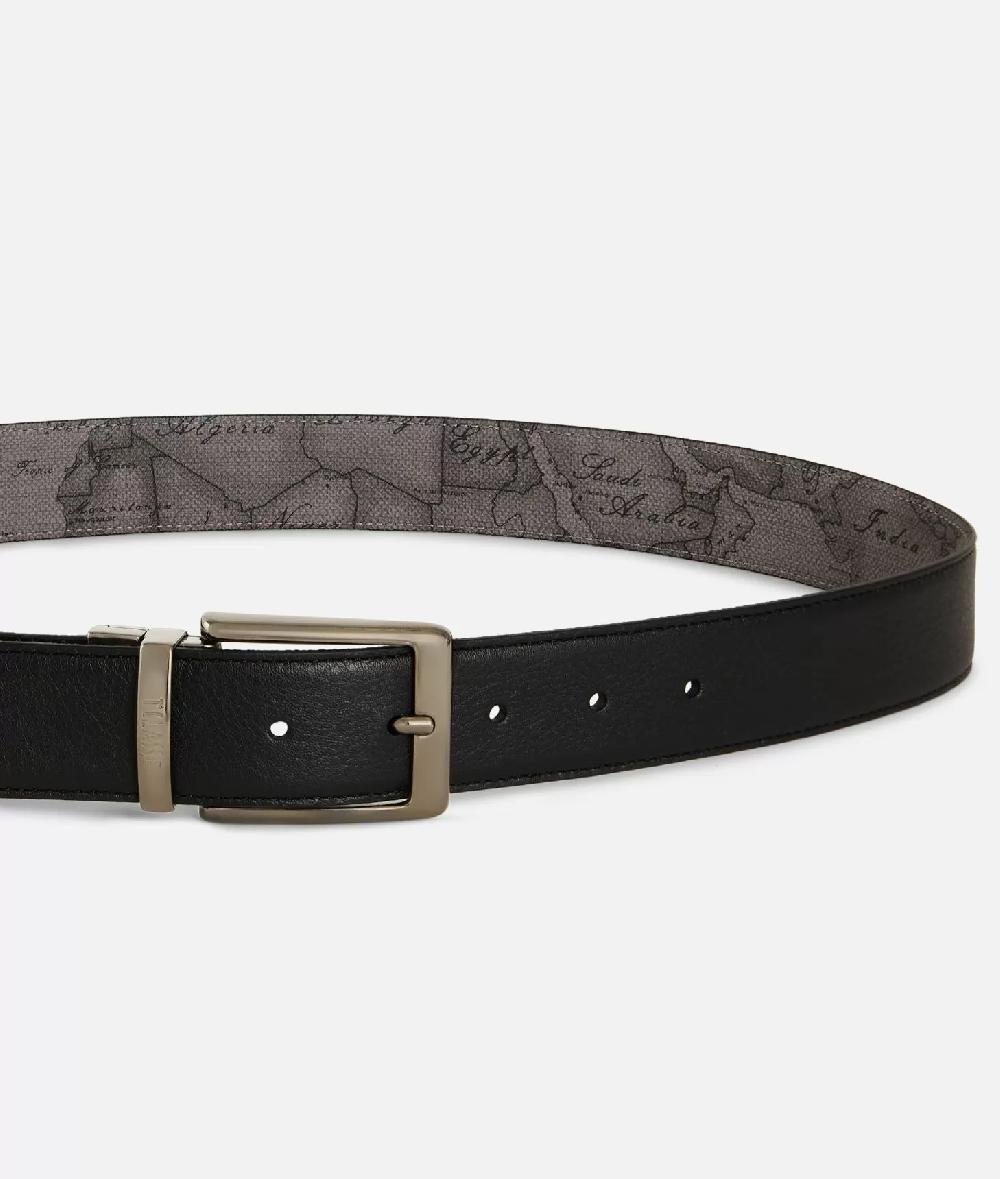 Alviero Martini 1a Classe Cintura Uomo In Pelle Grigia