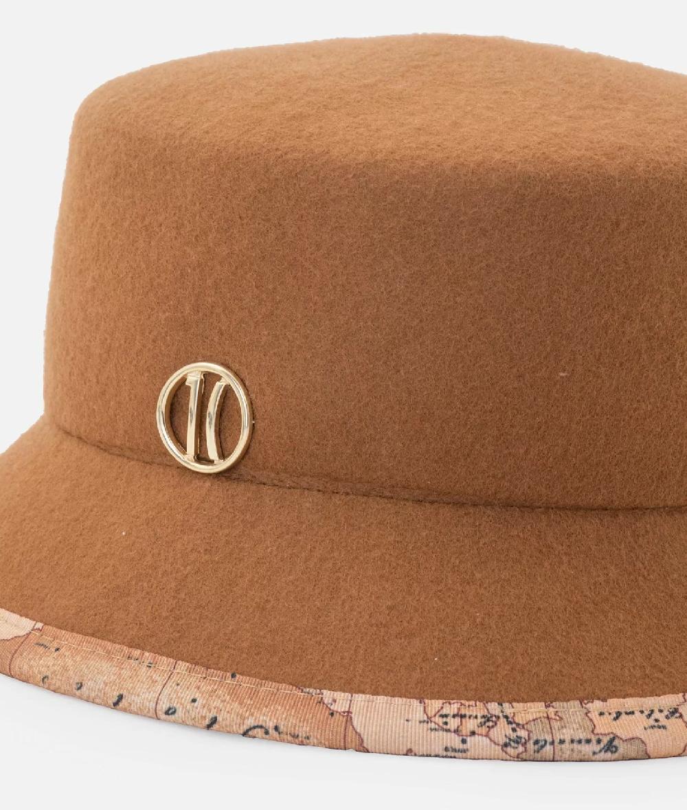 Alviero Martini 1a Classe Cloche In Feltro Taupe Chiaro