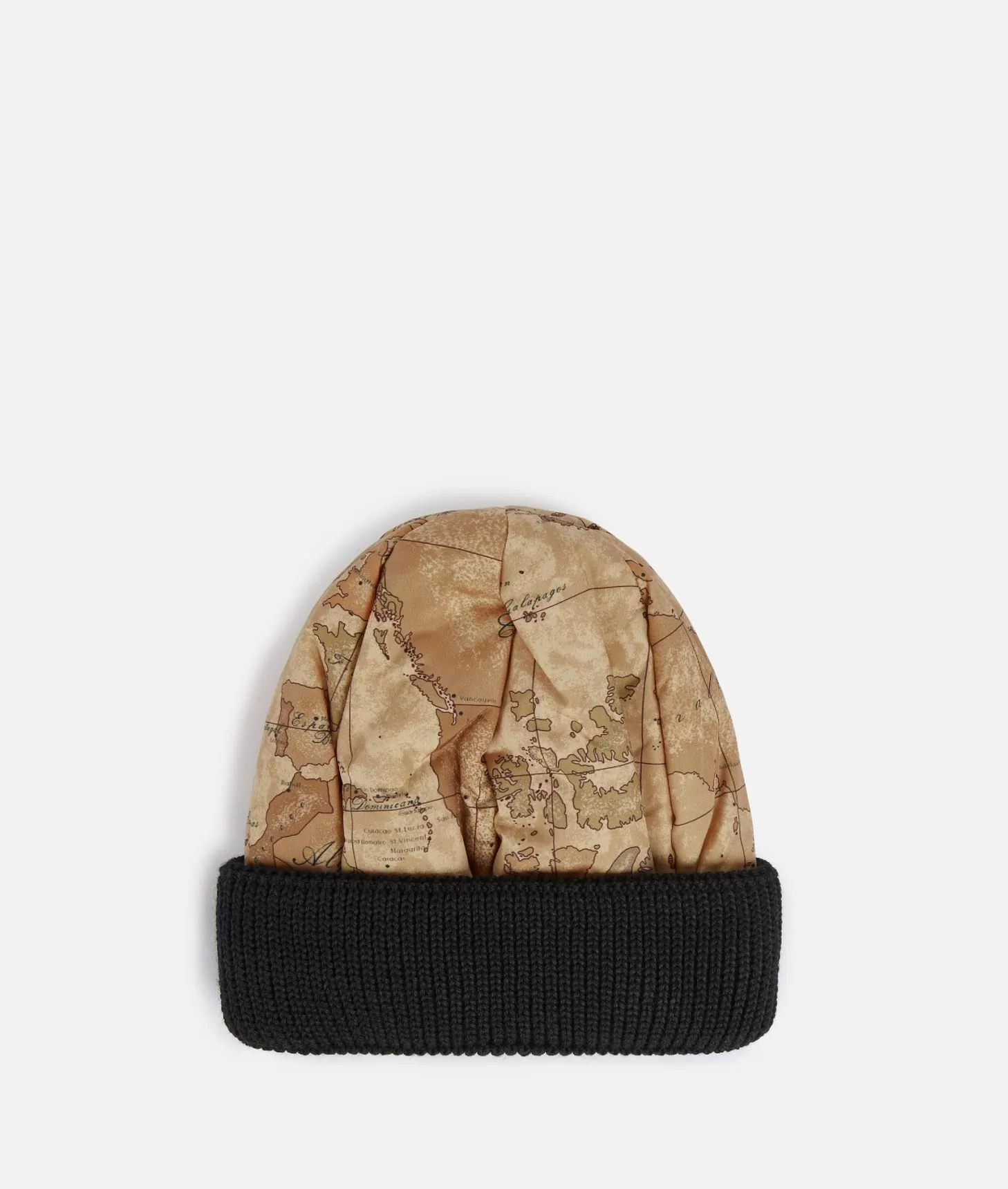 Alviero martini 1a classe Cuffia in nylon imbottito stampa Geo Classic Nera