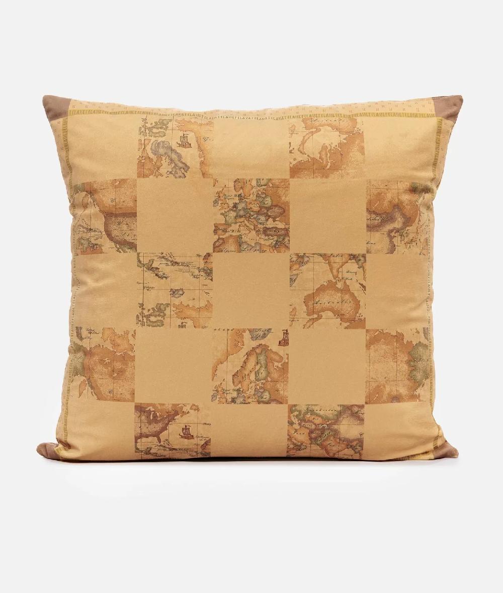 Alviero martini 1a classe Cuscino in velluto di microfibra stampa Geo Classic Quadri