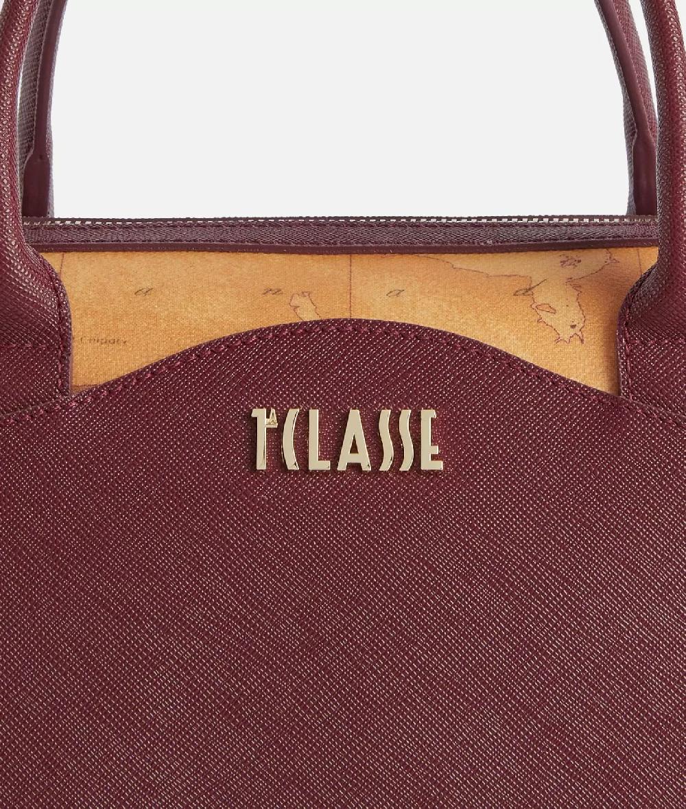Alviero Martini 1a Classe Digital City Bauletto Con Tracolla Burgundy