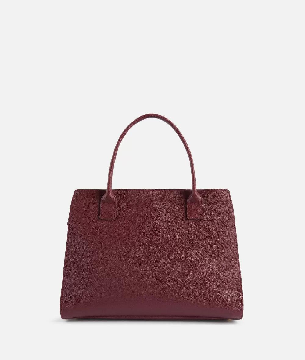 Alviero Martini 1a Classe Digital City Borsa A Mano Grande Con Tracolla Burgundy