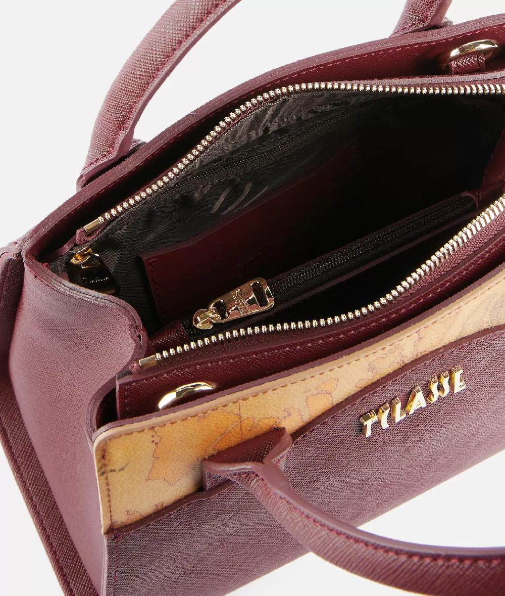 Alviero Martini 1a Classe Digital City Borsa A Mano Piccola Con Tracolla Burgundy
